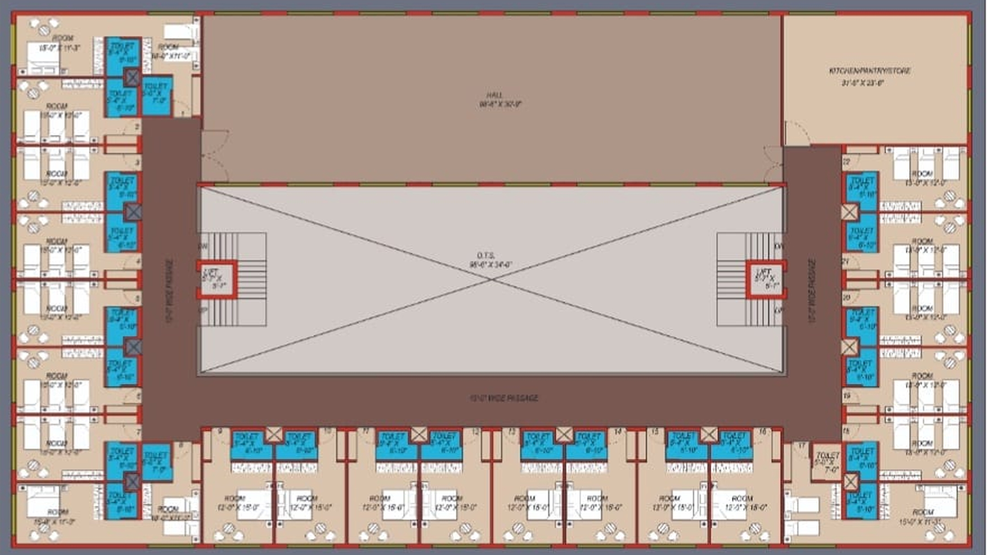 Bhavan First-Floor Plan